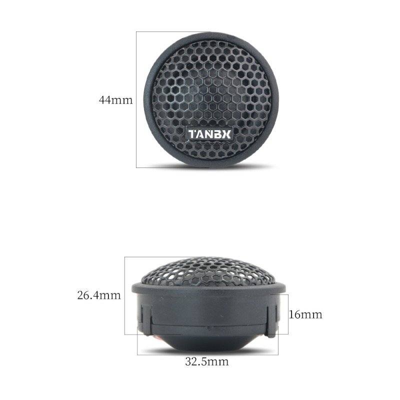 TB-T3 visokotonac za auto audio sustav – dijafragma od svilenog filma, 4Ω, 30W, 23–59kHz, jednospojna zavojnica