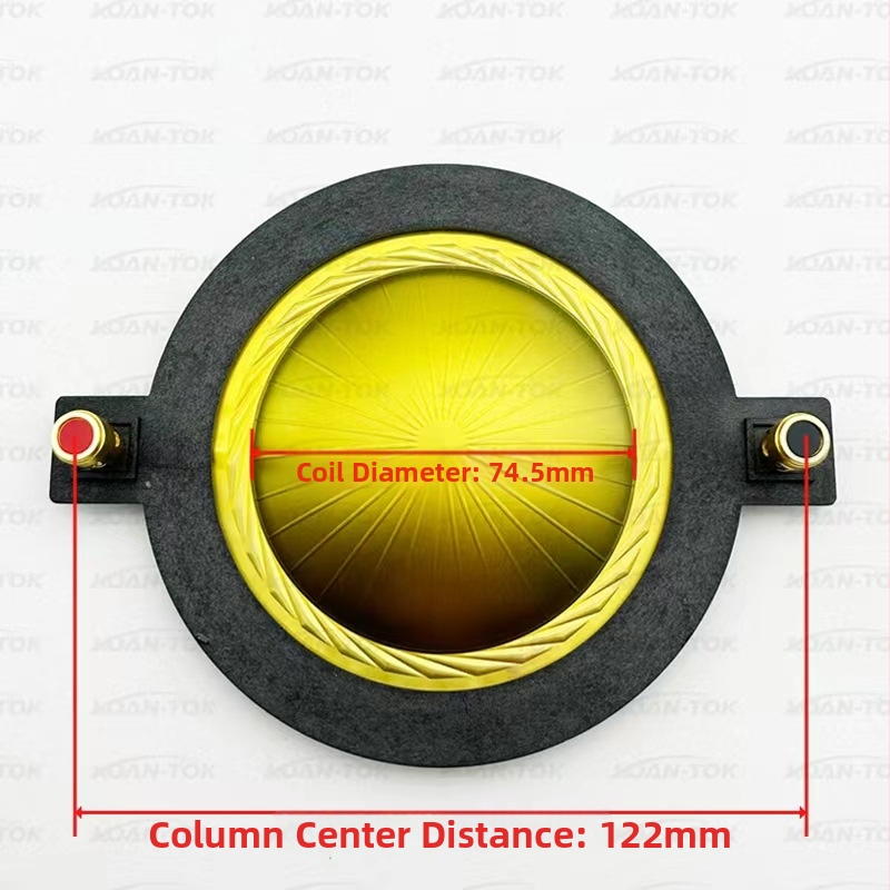 KOAN-TOK Vysokotónová membrána pre reproduktor – Polymerová membrána, Magnetický obvod: cievka vysokého tónu