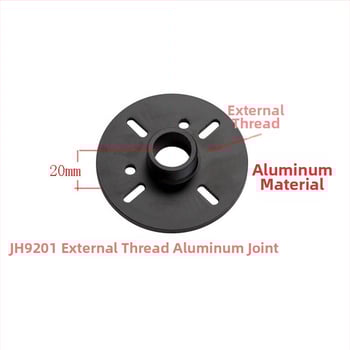 Adaptér pre vysokofrekvenčný reproduktor s vonkajším závitom a flange, Hliník, Model 1#