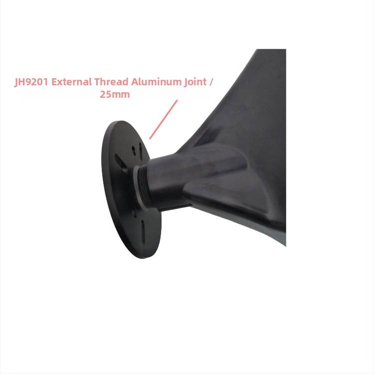 Adaptér pre vysokofrekvenčný reproduktor s vonkajším závitom a flange, Hliník, Model 1#