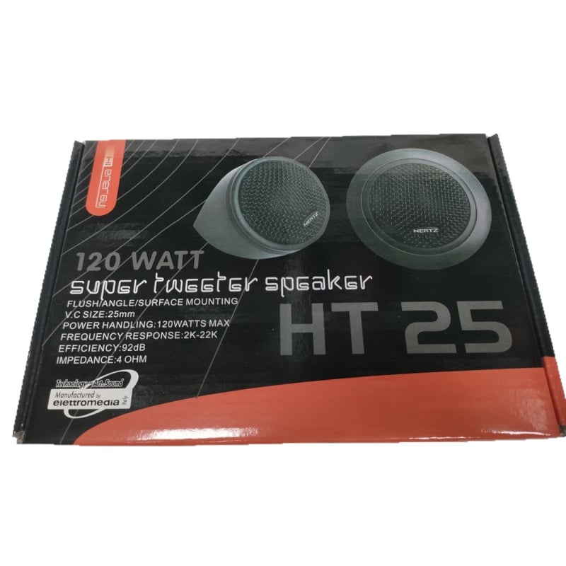 HT25 woofer auto – 4 Ω, nivel de sunet 91 dB, sensibilitate 92 dB