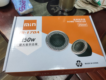 Tweeter auto, performanță audiophile, model 025, 12 V, 4 Ω