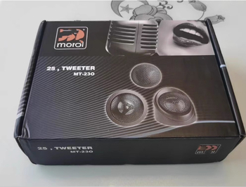 Autó Hangmagasító Magas Hangszóró (Átmérő 1,5 in; Teljesítmény 30W; Impedancia 4Ω; Frekvenciatartomány 1000–25000 Hz; Selyemfilmes diafragma)