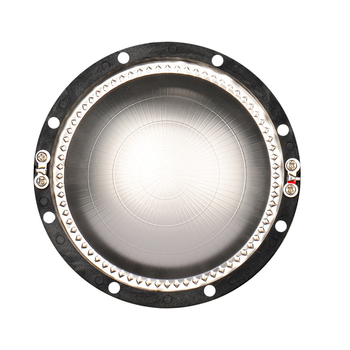 Augstas frekvences membrānas moduls ar viju spoli — tīra titāna membrāna; magnētiskā ķēde: vija veida augstas frekvences; pielietojums: lielas skaņas sistēmas