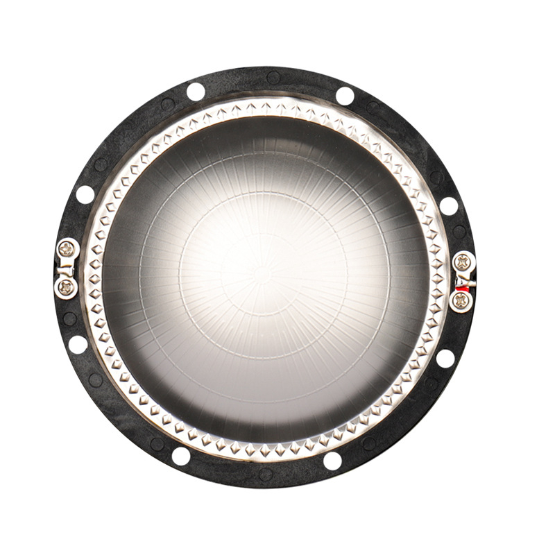 Augstas frekvences membrānas moduls ar viju spoli — tīra titāna membrāna; magnētiskā ķēde: vija veida augstas frekvences; pielietojums: lielas skaņas sistēmas