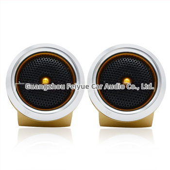 AL28 aliuminio lydinio automobilių aukštadažnis garsiakalbis; Tipas: automobilių aukštadažnis; Modelis: AL28; Varža: 4 Ω; Galia: 50–120 W; Dažnio atsakas: 80–22 kHz