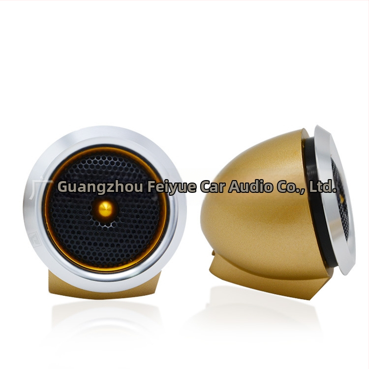 AL28 aliuminio lydinio automobilių aukštadažnis garsiakalbis; Tipas: automobilių aukštadažnis; Modelis: AL28; Varža: 4 Ω; Galia: 50–120 W; Dažnio atsakas: 80–22 kHz