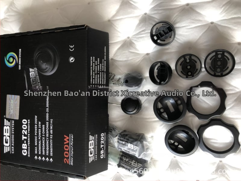 Universalus Silk-Film aukštų dažnių garsiakalbis, 12V maitinimas, 4Ω varža