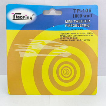 Automobilinis tweeter tp106A, 4–8 Ω, 10W, 5–20 kHz