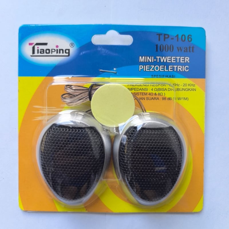 Automobilinis tweeter tp106A, 4–8 Ω, 10W, 5–20 kHz