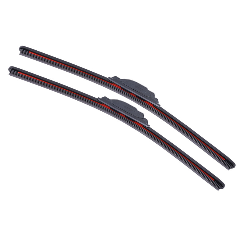 Ștergătoare de parbriz fără ramă pentru mașină — model fără ramă; unghi de ștergere 180°; motor 12–24 V; cauciuc natural