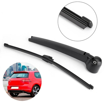 Zadnja sklopka brisača za Volkswagen Golf/Polo Mk4/Mk5 03-09 — 12V motor, 120° domet, duljine ručica 295+410, inženjerska plastika