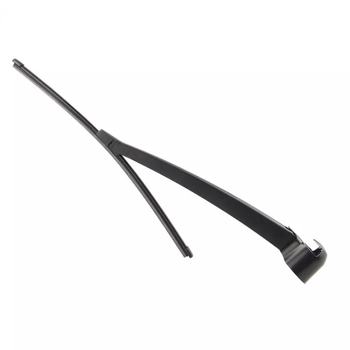 Zadnja sklopka brisača za Volkswagen Golf/Polo Mk4/Mk5 03-09 — 12V motor, 120° domet, duljine ručica 295+410, inženjerska plastika