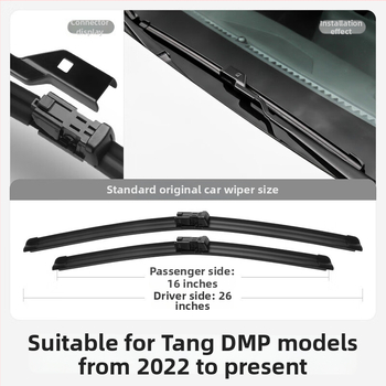 BYD Tang DMP brisač bez okvira – prednji gumeni trak