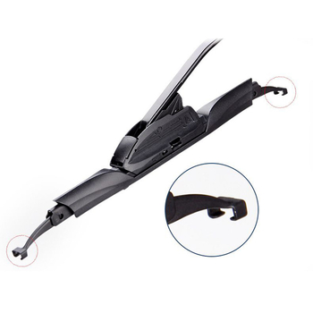 Ștergător auto cu acoperire din silicon, multifuncțional, 3- și 5-seciuni, model T191, marca PONSEE, rază de 180°, compatibil cu mai mult de 99% dintre vehicule, materiale: POM/PVC/silicon/otel