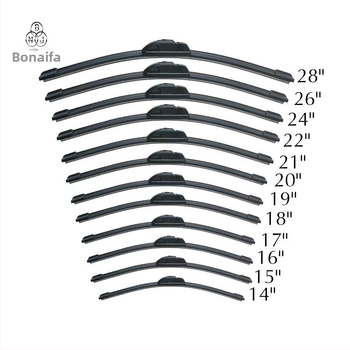 Ștergător auto, a doua generație, cu interfață în formă de U, model 14-26, braț de 350–650 mm, cauciuc natural