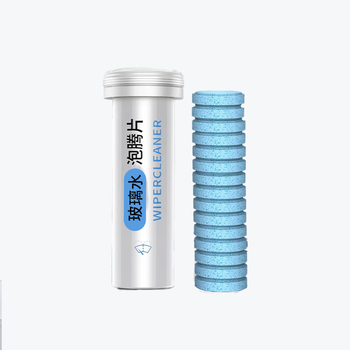 Huijia koncentrált szilárd pezsgőtabletta autó ablaktisztító folyadékhoz – 15 db, eltávolítja az olajfilmet és rovarriasztó hatású