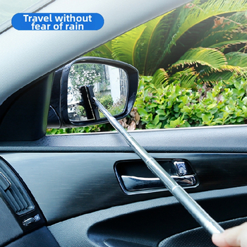 Hátsó nézet tükör ablaktörlő, rozsdamentes acél, CHONGTENG, teleszkópos tartó, magáncímke lehetőség