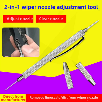2-in-1 rīks logu tīrītāja sprauslu regulēšanai un tīrīšanai