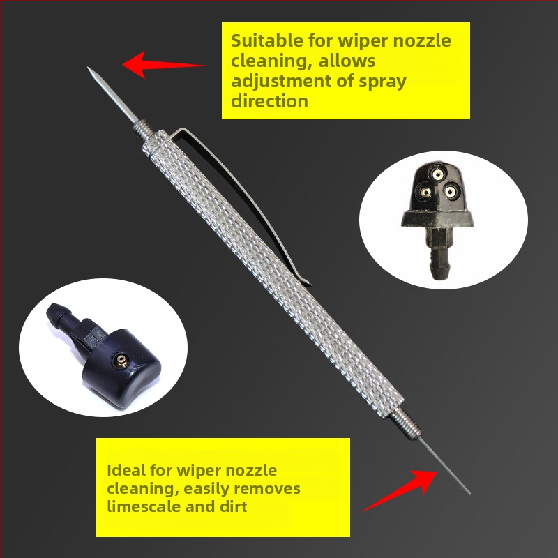 2-in-1 rīks logu tīrītāja sprauslu regulēšanai un tīrīšanai