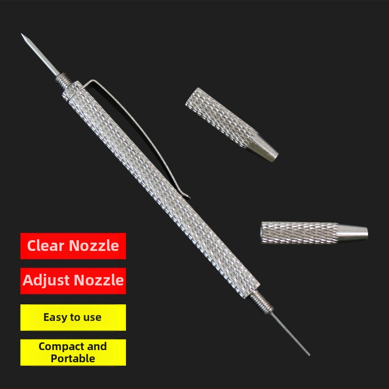 2-in-1 rīks logu tīrītāja sprauslu regulēšanai un tīrīšanai