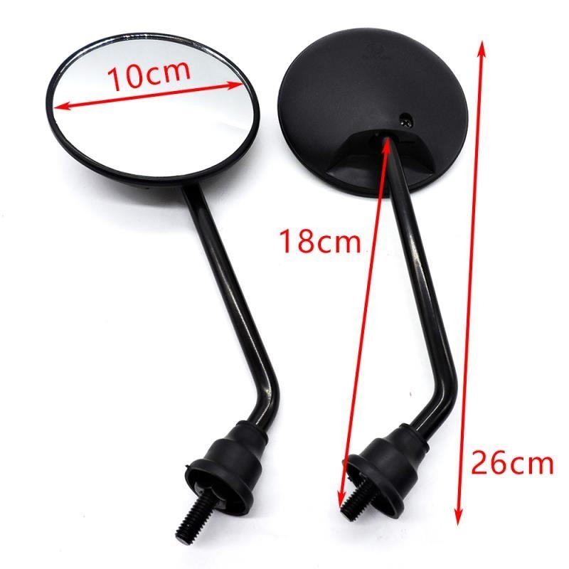 Zadnje ogledalo za motocikl, dvostruka zakrivljenost, model 1550, za HONDA XR150, staklano ogledalo