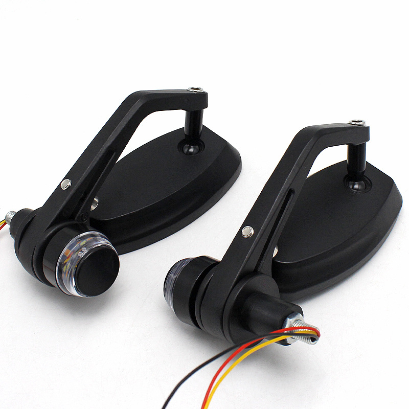 Zadnje ogledalo automobila s dvostrukim zakrivljenjem, aluminijsko kućište, model 0-033