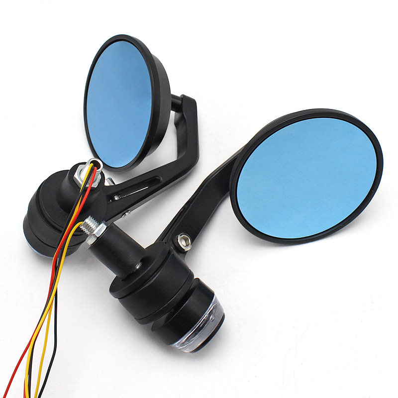 Zadnje ogledalo automobila s dvostrukim zakrivljenjem, aluminijsko kućište, model 0-033