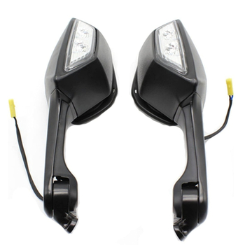 Задно огледало за мотоциклет – ABS корпус, квадратна форма, модел H3215, дясна резба, универсална употреба