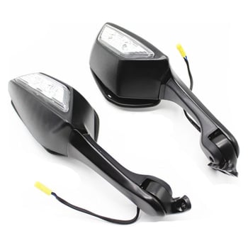 Задно огледало за мотоциклет – ABS корпус, квадратна форма, модел H3215, дясна резба, универсална употреба