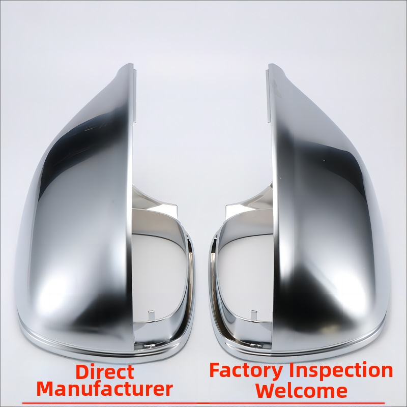 Kryt spätného zrkadla DZYR011 pre Audi Q5/SQ5/Q7/SQ7, ABS kryt, chrómované zrkadlo