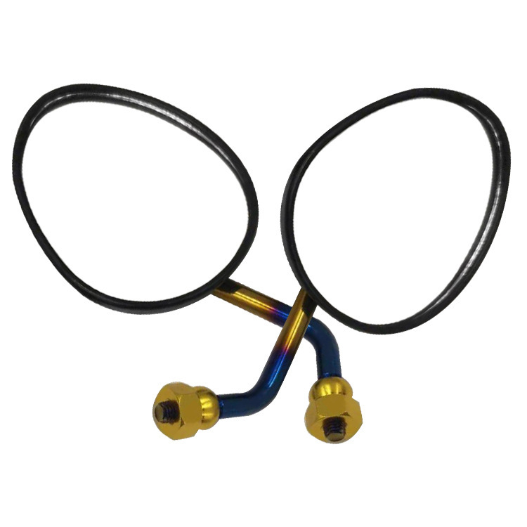 Oglindă retrovizoare modificată pentru scuter electric – Modelul 3212; oglindă plană; 5-150V; ABS