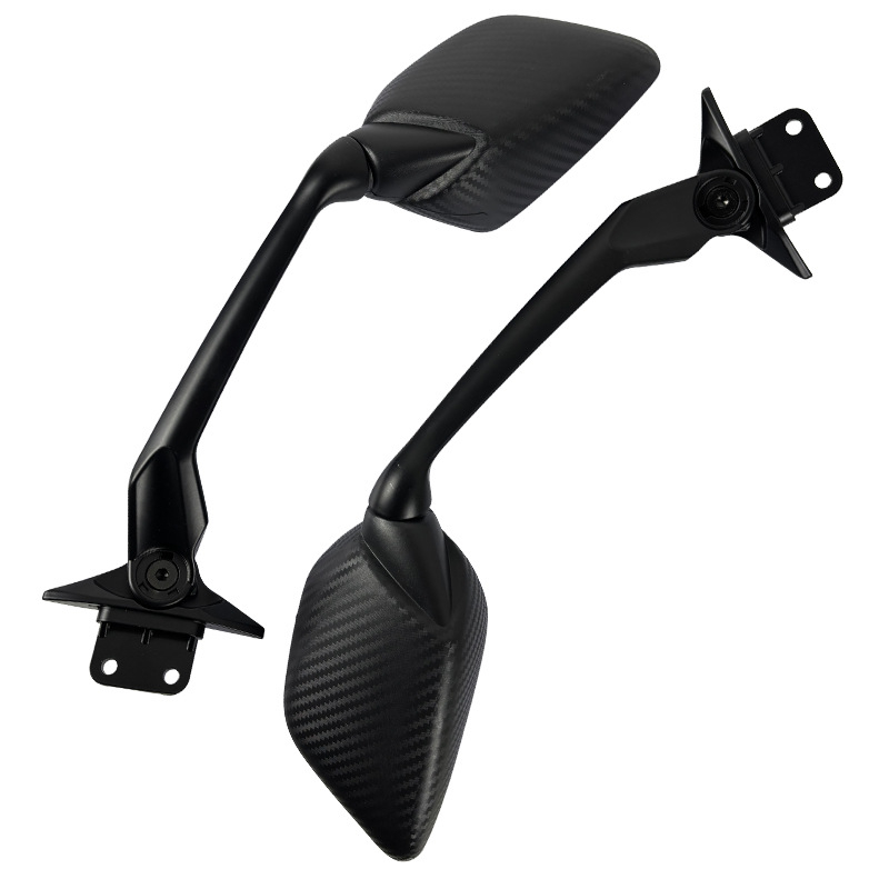 Задно огледало за Yamaha T-Max530 — карбонова текстура, широк ъгъл на виждане, корпус от алуминиева сплав, модел F6031/H3240