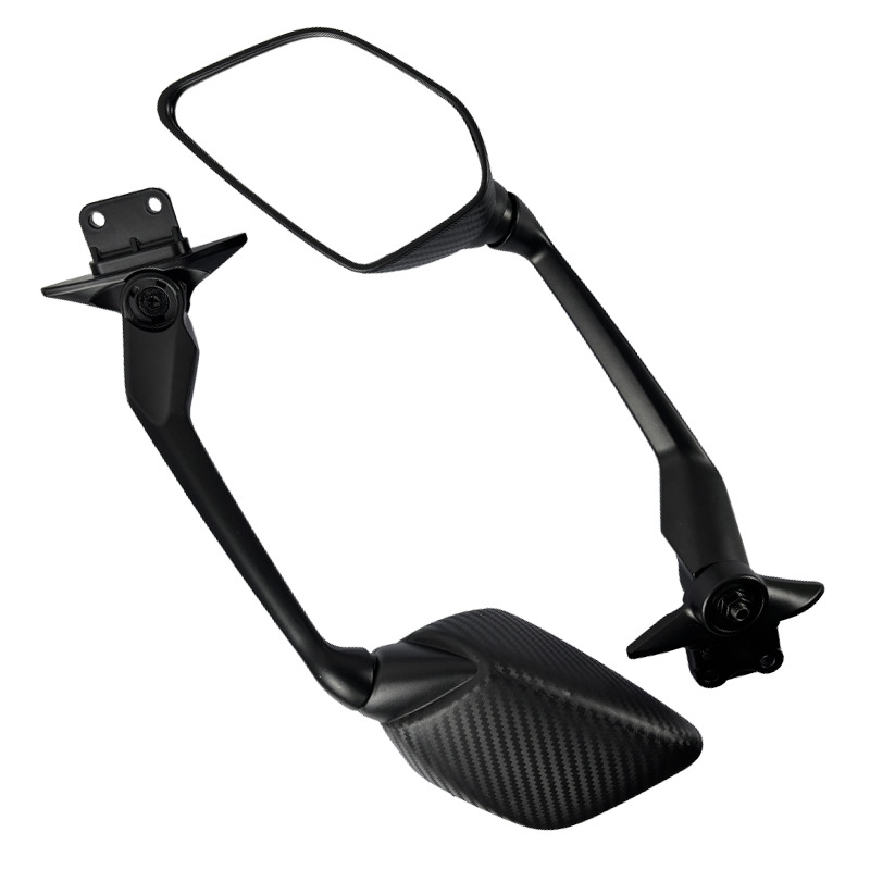 Задно огледало за Yamaha T-Max530 — карбонова текстура, широк ъгъл на виждане, корпус от алуминиева сплав, модел F6031/H3240