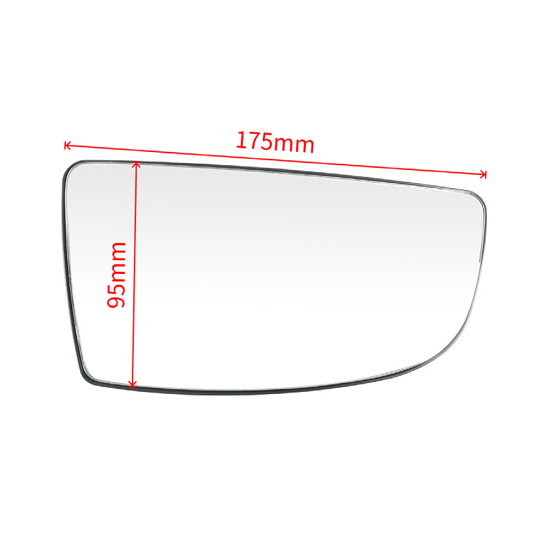 BK3Z17K707A/B – Grijano staklo retrovizora, 12V, ABS kućište, OE CK4Z17K707A/B, Kompatibilno s Ford Transit 150/250/350/350HD