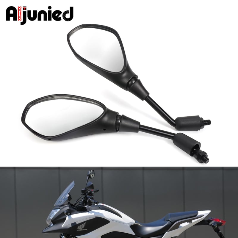 Oglindă retrovizoare pentru motocicletă Honda NC700S/X, CB500F/X, CB650/R - model F650, material oglindă PP și oțel, cod articol WSD-RMF650, brand aljunied
