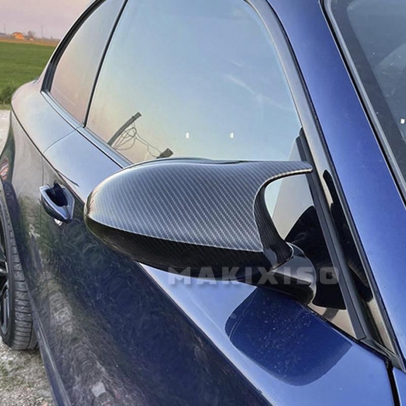 Kryt kućišta retrovizora za BMW E90/E92 — ABS, karbonska tekstura, rog-stil dizajn