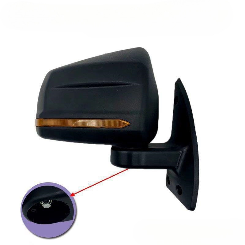 Teljesen zárt elektromos háromkerekű és négyrészes jármű hátsó tükre — univerzális tolató tükör