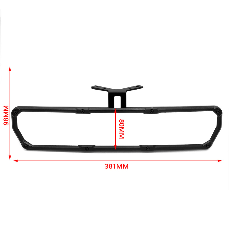 Oglindă retrovizoare Sf-gef-16, sferică, 425×70, pentru cărucior golf