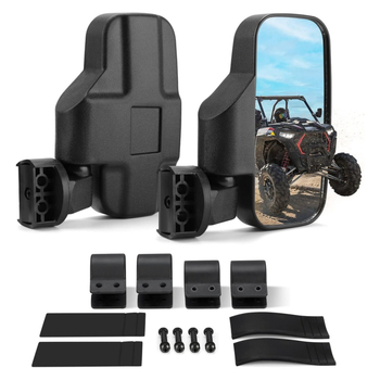 Задно огледало за UTV - PP покритие, съвместимо с 1.75in и 2in (Номер на част Xc-cx-01; Марка XCLPF)