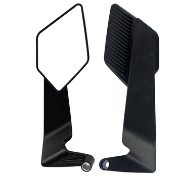 Oglindă retrovizoare motocicletă HUOTAI, carcasă ABS, model S6818, reflector universal