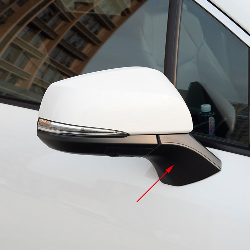 Donji poklop retrovizora za Toyota Sienna 21-24 — ABS materijal, sferni ogledalo, model: 21-24 Toyota Sienna rearview mirror bottom cover