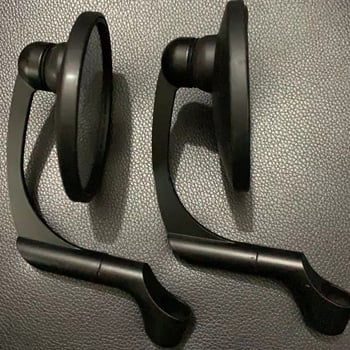 Oglindă retro pentru motocicletă electrică – oglindă plată, sticlă, capac ABS, TT-101