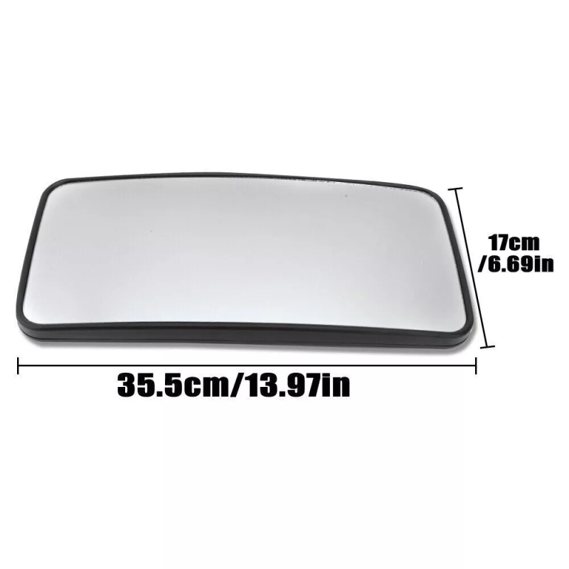 Zadnje ogledalo MK486110 za Mitsubishi FUSO CANTER FE7 FE8 (2005-2022) – ravno ogledalo, staklo, ABS pokrov, kompatibilni modeli FE7 FE8