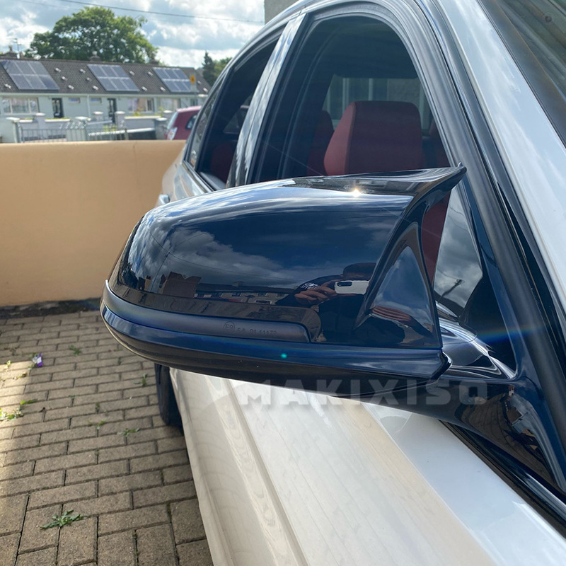 Oglindă retrovizoare pentru BMW F30/F20, model Ox Horn, oglindă din ABS, capac Ox Horn