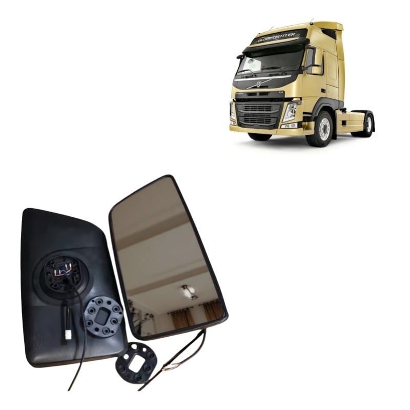 Volvo bočno retrovizor – sferično ogledalo, staklo, dio 82359214/82356810, kompatibilno Volvo