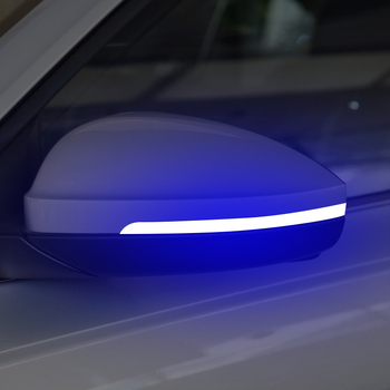 Oglindă retrovizoare pentru seria Volkswagen cu semnal de viraj LED în flux, carcasă ABS+LED, 12V, 5W