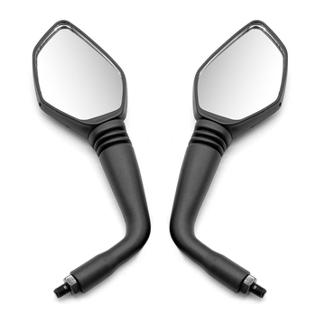 Oglindă retrovizoare pentru motocicletă, oglindă plată, model JP-2136, oglindă din sticlă, capac PP