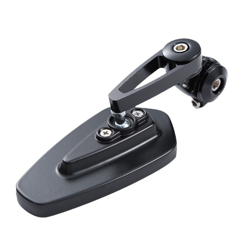 Oglindă retrovizoare pentru motociclete și vehicule electrice, aliaj de aluminiu, oglindă pătrată, model HSJ, marcă Yao, potrivită pentru deplasări zilnice