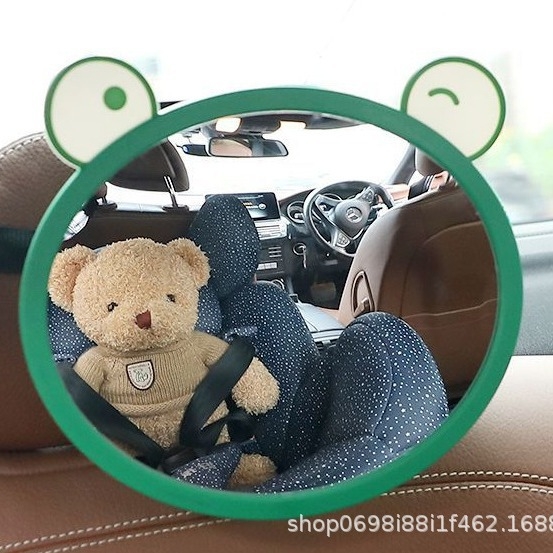 Oglindă de observare pentru scaunul auto – oglindă pentru copii, oglindă plană, model DQ-PM07, carcasă din plastic, oglindă din acrilic